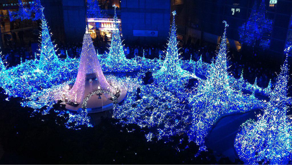 Luminarie natale in Giappone