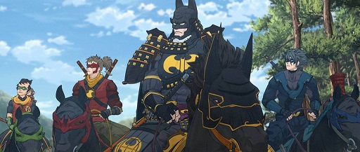 I protagonisti di Batman Ninja
Si notino i costumi e il character design